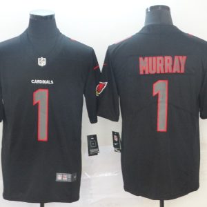 NFL Arizona Cardinals #1 Murray Fashion Impact Black Color Rush Limited Jersey