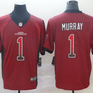 NFL Arizona Cardinals #1 Murray Red Drift Fashion Color Rush Limited Jersey