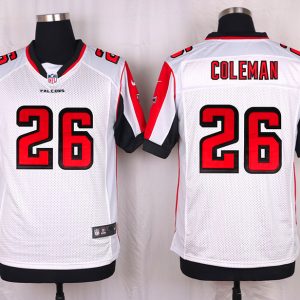 Nike Atlanta Falcons #26 Coleman White Elite Jersey