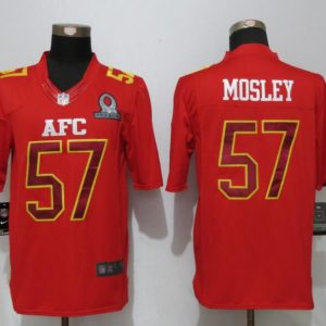 NFL Baltimore Ravens #57 Mosley AFC All Star Red Jersey