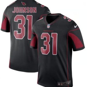 Men's Arizona Cardinals #31 David Johnson Nike Black Color Rush Limited Jersey