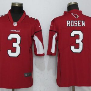 NFL Arizona Cardinals #3 Rosen Red Vapor Untouchable Limited Jersey