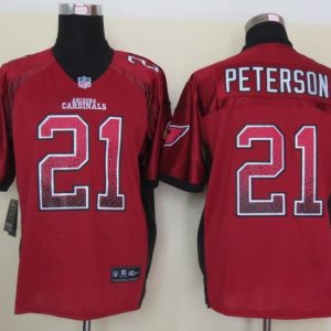2013 NEW Nike Arizona Cardicals 21 Peterson Drift Fashion Red Elite Jerseys