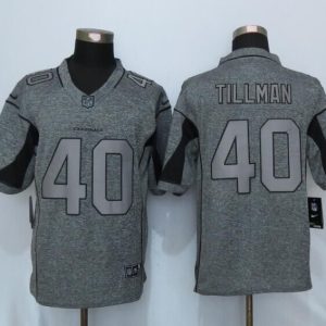 New Nike Arizona Cardinals 40 Tillman Gray Mens Stitched Gridiron Gray Limited Jersey