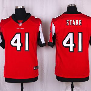 Nike Atlanta Falcons #41 Starr Red Elite Jersey