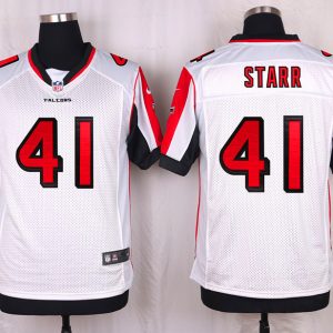 Nike Atlanta Falcons #41 Starr White Elite Jersey