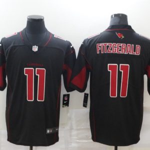NFL Arizona Cardinals #11 Fitzgerald Black Color Rush Limited Jersey