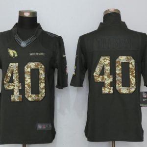 New Nike Arizona Cardinals 40 Tillman Anthracite Salute To Service Limited Jersey