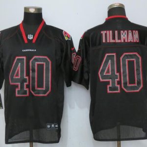 New Nike Arizona Cardinals 40 Tillman Lights Out Black Elite Jersey