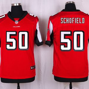 Nike Atlanta Falcons #50 Schofield Red Elite Jersey