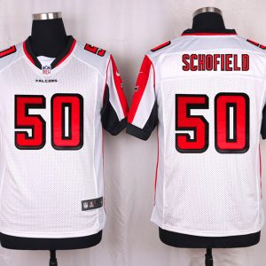 Nike Atlanta Falcons #50 Schofield White Elite Jersey