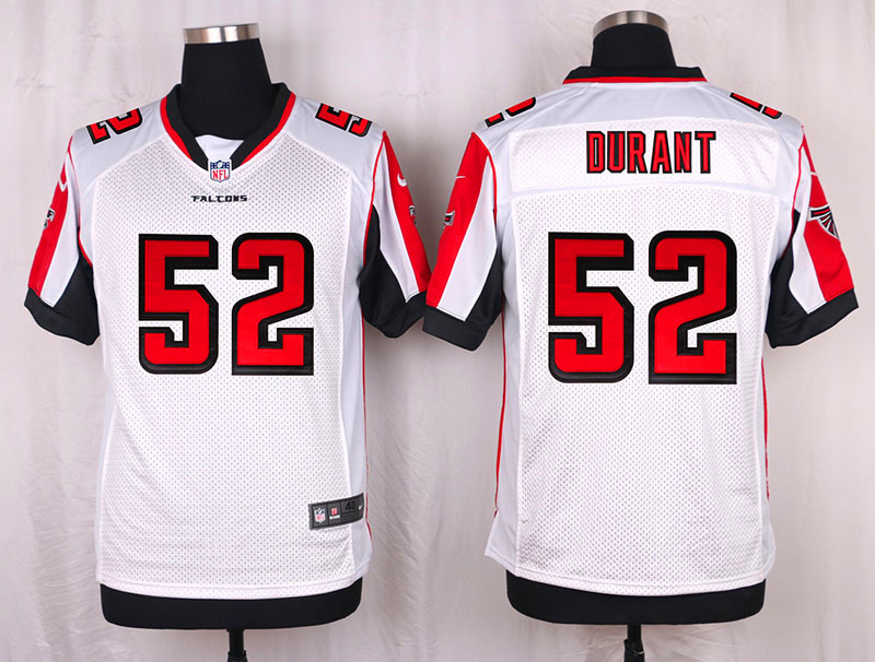 Nike Atlanta Falcons #52 Durant White Elite Jersey