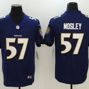 NFL Baltimore Ravens #57 Mosley Purple Vapor Limited Jersey