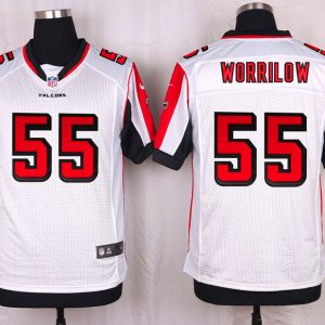 Nike Atlanta Falcons #55 Worrilow White Elite Jersey