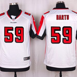 Nike Atlanta Falcons #59 Bartu White Elite Jersey