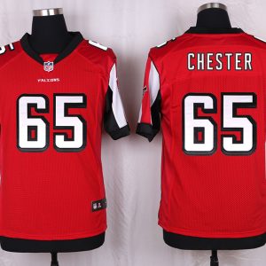 Nike Atlanta Falcons #65 Chester Red Elite Jersey