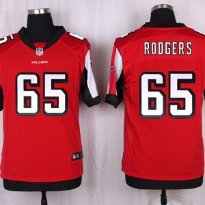Nike Atlanta Falcons #65 Rodgers Red Elite Jersey
