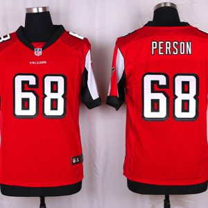 Nike Atlanta Falcons #68 Person Red Elite Jersey