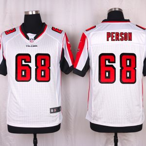 Nike Atlanta Falcons #68 Person White Elite Jersey