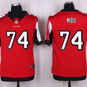 Nike Atlanta Falcons #74 Mbu Red Elite Jersey