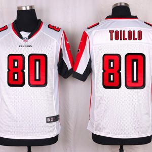 Nike Atlanta Falcons #80 Toilolo White Elite Jersey