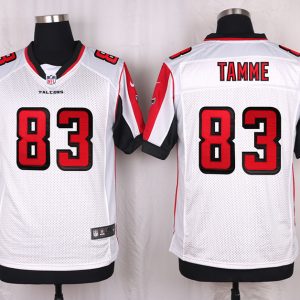 Nike Atlanta Falcons #83 Tamme White Elite Jersey