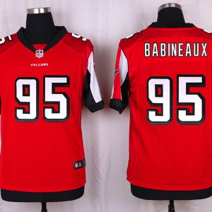 Nike Atlanta Falcons #95 Babineaux Red Elite Jersey
