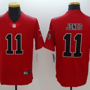 NFL Atlanta Falcons #11 Jones Red Color Rush Limited Jersey