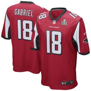 Taylor Gabriel Atlanta Falcons Nike Super Bowl LI Elite Red Jersey