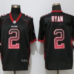 New Nike Atlanta Falcons 2 Ryan Drift Fashion Black Elite Jersey