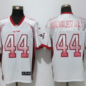 New Nike Atlanta Falcons 44 Beasley jr Drift Fashion White Elite Jersey