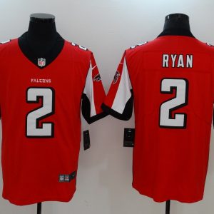 Mens NFL Atlanta Falcons #2 Ryan Red Limited Vapor Jersey