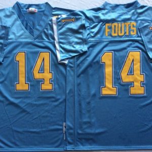 NFL San Diego Chargers Blue #14 Fouts L.Blue Throwback Jersey