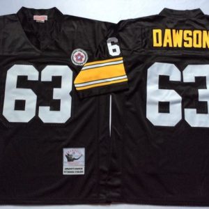 NFL Pittsburgh Steelers #63 Dawson Black Throwback Jersey
