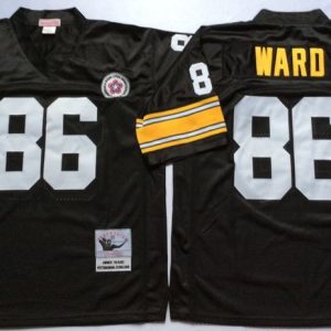 NFL Pittsburgh Steelers #86 Ward Black Throwback Jersey