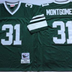 NFL Philadelphia Eagles #31 Montgomery Green Throwback Jersey