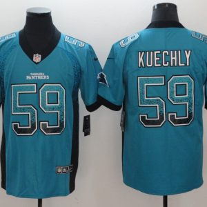 Nike 2018 Carolina Panthers #59 Kuechly Drift Fashion Color Rush Limited Jersey