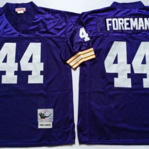 NFL Minnesota Vikings #44 Foreman Purple Throwback Jersey