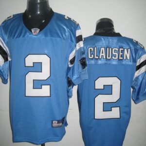 Nike Carolina Panthers #2 Clausen Blue Elite Jerseys