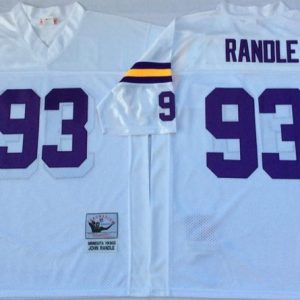 NFL Minnesota Vikings #93 Randle White Throwback Jersey