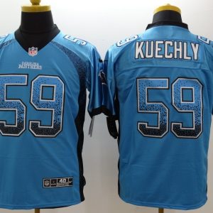 Nike Carolina Panthers #59 Kuechly Drift Fashion Elite Jersey
