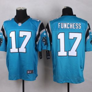 Nike Carolina Panthers #17 Funchess Blue Elite Jersey