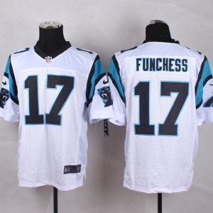 Nike Carolina Panthers #17 Funchess White Elite Jersey