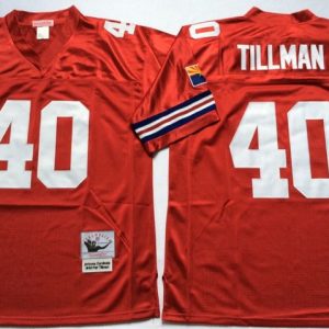 NFL Arizona Cardinals #40 Tillman Red Throwback Jersey