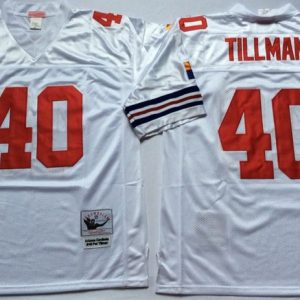 NFL Arizona Cardinals #40 Tillman White Throwback Jersey