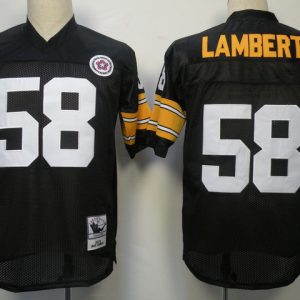 Throwback #58 Black Jack Lambert Pittsburgh Steelers jersey