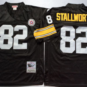 Stallworth Jersey: Reebook Throwback #82 Pittsburgh Steelers Jersey in Black