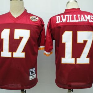NFL 50th Throwback #17 Red D.Williams Washington Redskins Jersey