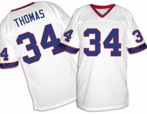 Thurman Thomas White Bills Throwback Jersey