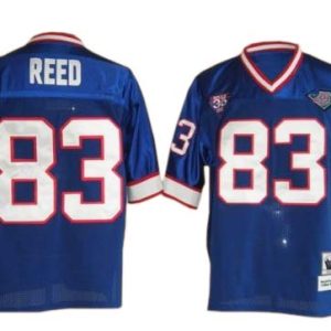 Blue Andre Reed Blue Bills throwback #83 Jersey